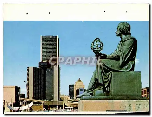 Cartes postales moderne Montreal Quebec Monument de Kopernik Hotel Hyatt