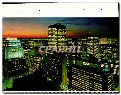Cartes postales moderne Montreal Quebec Vue panoramique du centre ville