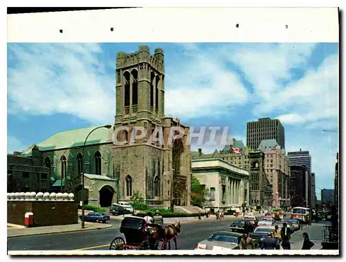 Cartes postales moderne Montreal Quebec La rue Sherbrooke est une des plus longues arteres de Montreal