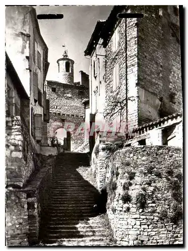 Cartes postales moderne Cordes Cite fortifiee de 1222 L'Escalier du Pater Noster et la Porte de l'Horloge