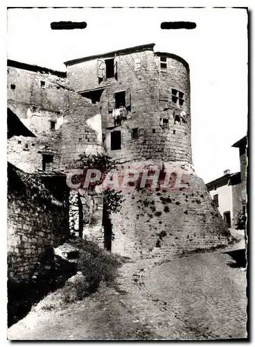 Moderne Karte Cordes Cite fortifiee de 1222 La Barbacane