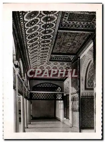 Cartes postales moderne Palais de la Bahia cour d'honneur Marrakech