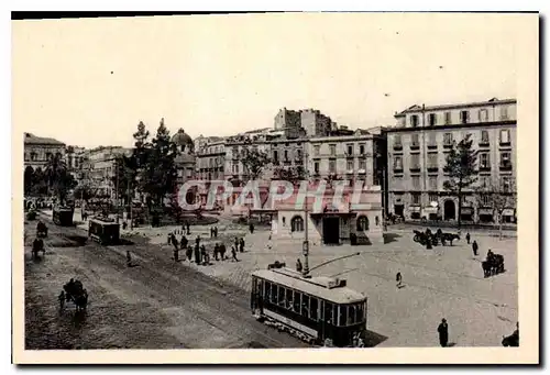 Cartes postales moderne Napoli Piazza Cavour e Stazione Metropolitana