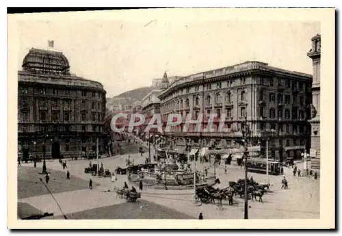 Moderne Karte Napoli Piazza della Borsa