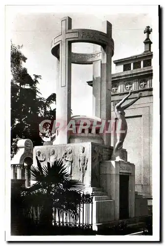 Cartes postales moderne Milano Cimitero Monumentale Monument famille Sesana