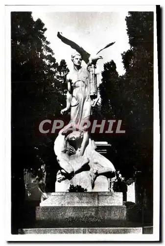 Moderne Karte Milano Cimitero Monumentale Monument aux Fascistes Tombes pour la Partie