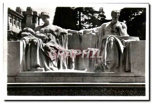 Cartes postales moderne Milano Cimitero Monumentale monument famille Rosetti