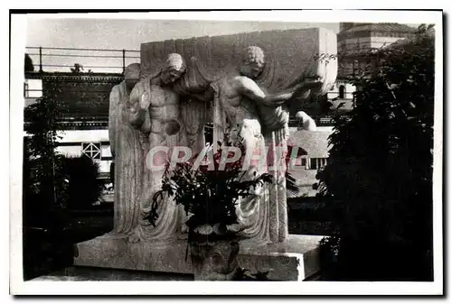 Moderne Karte Milano Cimitero Monumentale monuemnt famille Pozzani