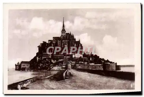 Cartes postales moderne Mont St Michel vue sud