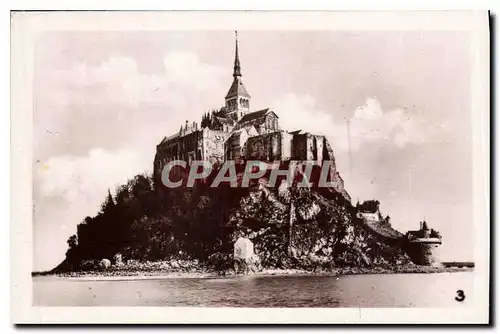 Cartes postales moderne Mont St Michel vue Nord Ouest