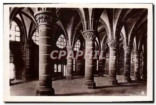 Cartes postales moderne Mont St Michel la Merveille XIII siecle la Salle des Chevaliers