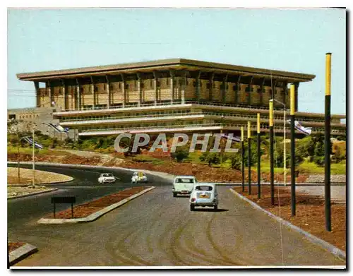 Moderne Karte Palais de la Knesseth Parlement Isralien