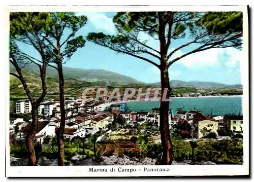 Moderne Karte Marina di Campo Panorama