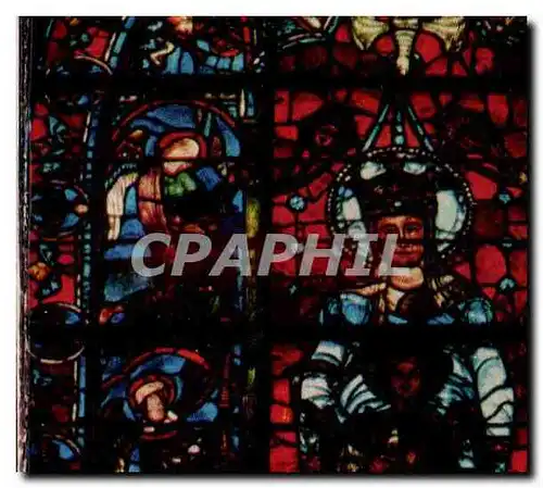 Moderne Karte Chartres  Notre Dame de la Belle Verriere XII siecle Anges XIII siecle