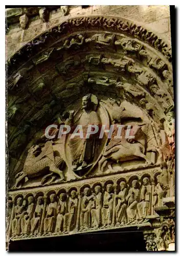 Moderne Karte Chartres  Portail Royal XII siecle Christ de l'Apocalypse