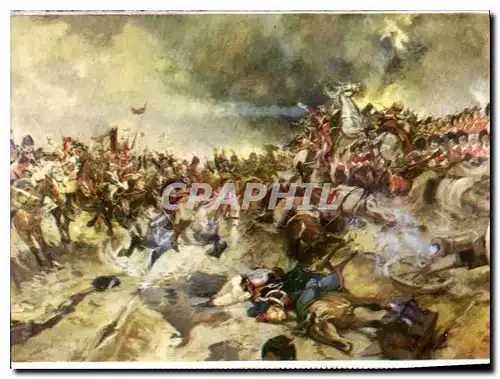 Cartes postales moderne Waterloo   Charge du Marechal Ney Tableau Musee du Caillou Waterloo