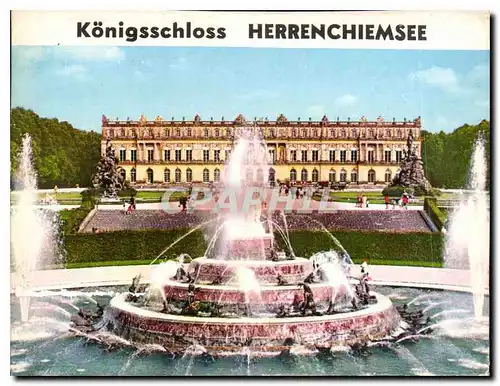 Cartes postales moderne Chateau de Herrenchiemsee Edifie par Ludwig II de Baviere sur l'Ile Herrenchiemsee
