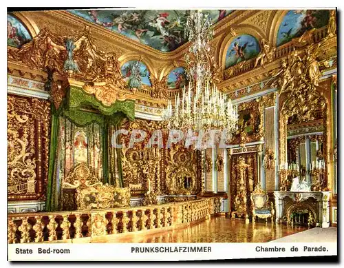 Cartes postales moderne Chambre de Parade en style Louis XIV le lit royal servait de trone pendant le petit et le grand