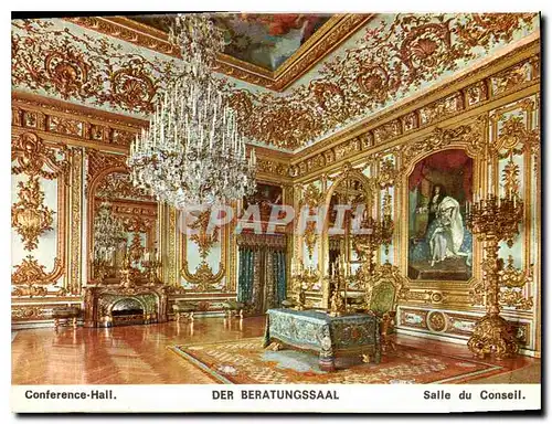 Cartes postales moderne Salle du Conseil Portrait de Louis XIV d'apres l'Original de Versailles par Rigaud