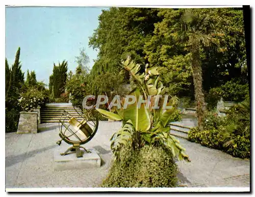 Cartes postales Insel Mainau im Bodensee Mediterran Terrasse mit Sonnenuhr