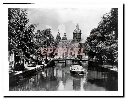 Moderne Karte Amsterdam Canal Ancien