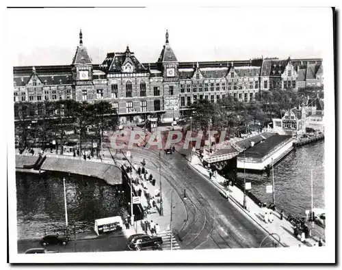 Moderne Karte Amsterdam la Gare Centrale