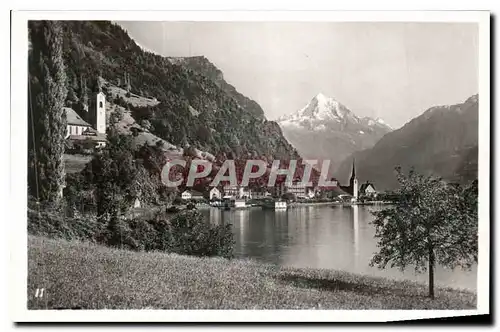 Cartes postales moderne Fluelen mit Bristenstock