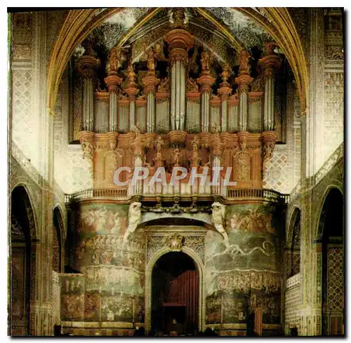 Cartes postales moderne Albi Tarn interieur de la Basilique Ste Cecile XIII S la Voute Peintures italiennes 1509 1514 le