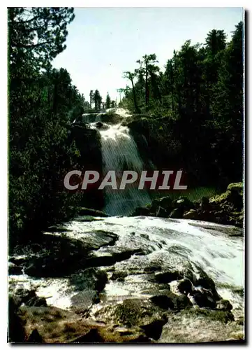 Moderne Karte Les Pyrenees le Pont d'Espagne la Grande Cascade