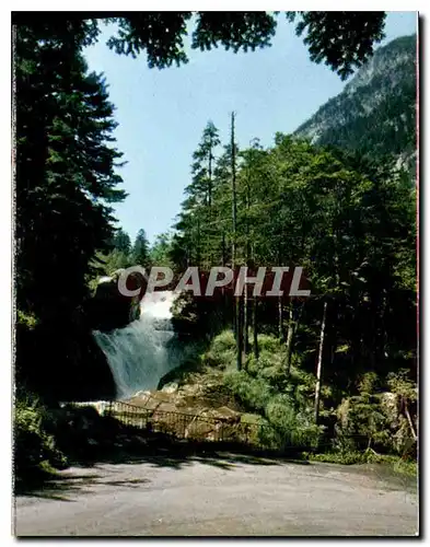 Cartes postales moderne Les Pyrenees Cauterets Cascade du Cerisey