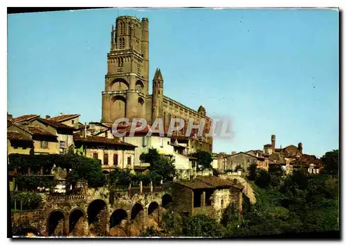 Cartes postales moderne Albi Tarn Basilique Ste Cecile XIII S et les vieux Quartiers de la Ville