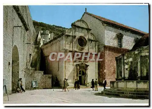 Moderne Karte Dubrovnik l'eglise St Spas XVIeme siecle