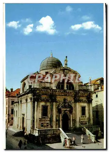 Moderne Karte Dubrovnik l'eglise St Vlaho XVIIIeme siecle