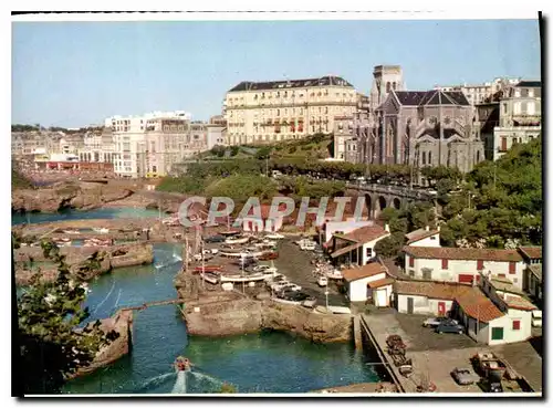 Cartes postales moderne Le Port des Pecheurs et l'eglise Ste Eugenie