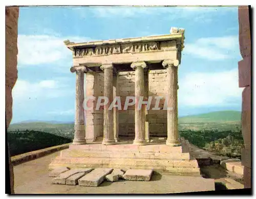 Cartes postales moderne Athenes Acropole le Temple de la Victoire d'Athena