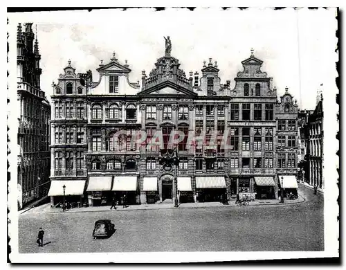 Moderne Karte Bruxelles la Grand Place N E