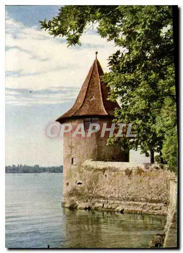 Moderne Karte Landau im Bodensee Pulverturm