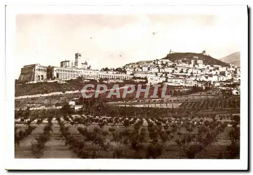 Moderne Karte Assisi Panorama