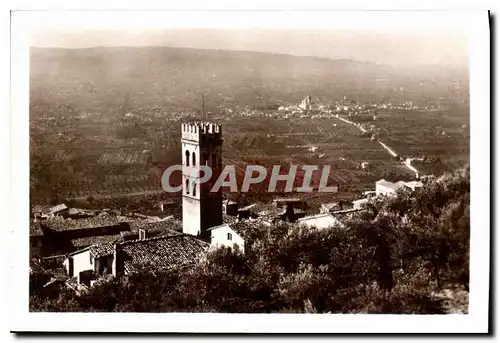 Moderne Karte Assisi Panorama della planura umbra dalla Rocca