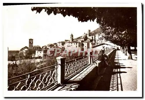 Moderne Karte Assisi panorama parziale da Piazza S Chiara