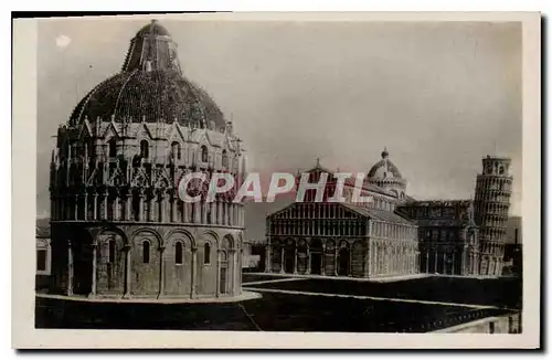 Cartes postales moderne Pisa Piazza del Duomo col Battistero e Campanile