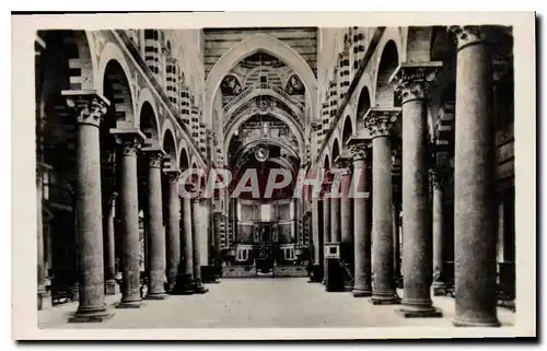 Cartes postales moderne Pisa Duomo Interno Navata centrale