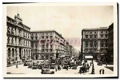 Cartes postales moderne Napoli Piazza de lla Borsa e Corso Umberto I