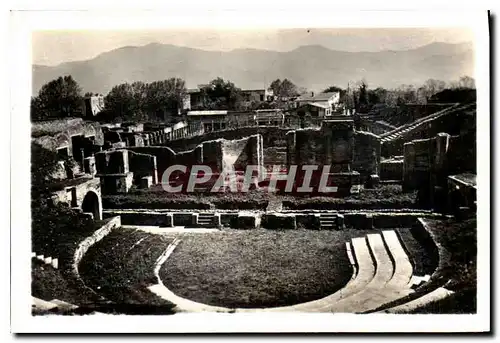 Moderne Karte Pompei Teatro Tragico