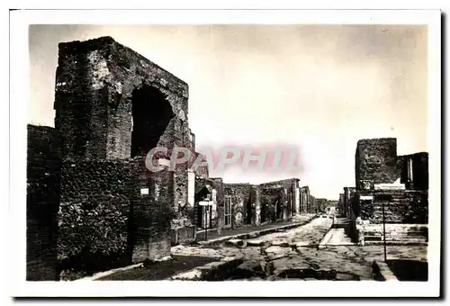 Cartes postales moderne Pompei Via e Tempio della fortuna
