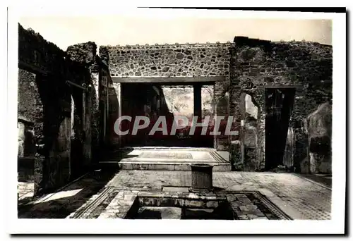 Moderne Karte Pompei Casa del Poeta Tragico