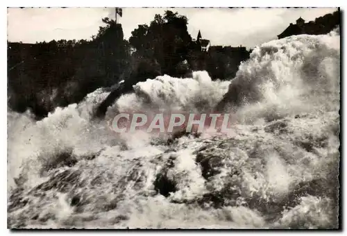 Moderne Karte Der Rheinfall v Kanzeli aus