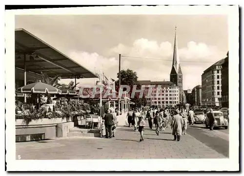 Moderne Karte Hamburg