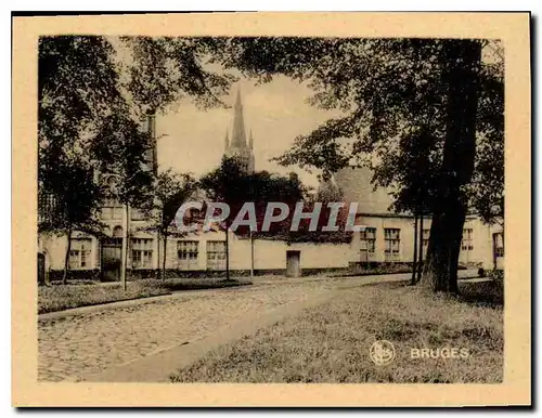 Moderne Karte Bruges Le Beguinage