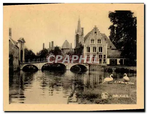 Cartes postales moderne Bruges Pont du Beguinage et Presbytere